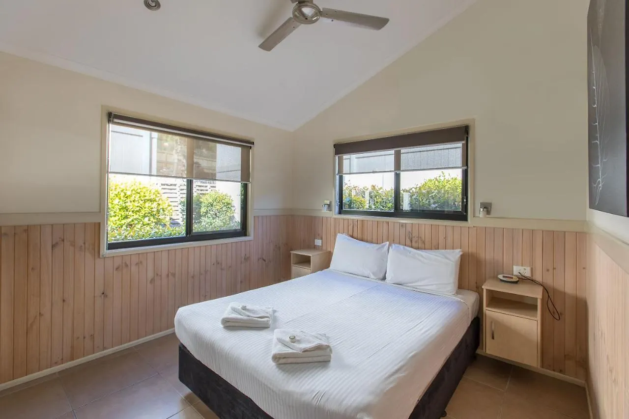 ** Kamp alanı Burleigh Beach Tourist Park Gold Coast Avustralya