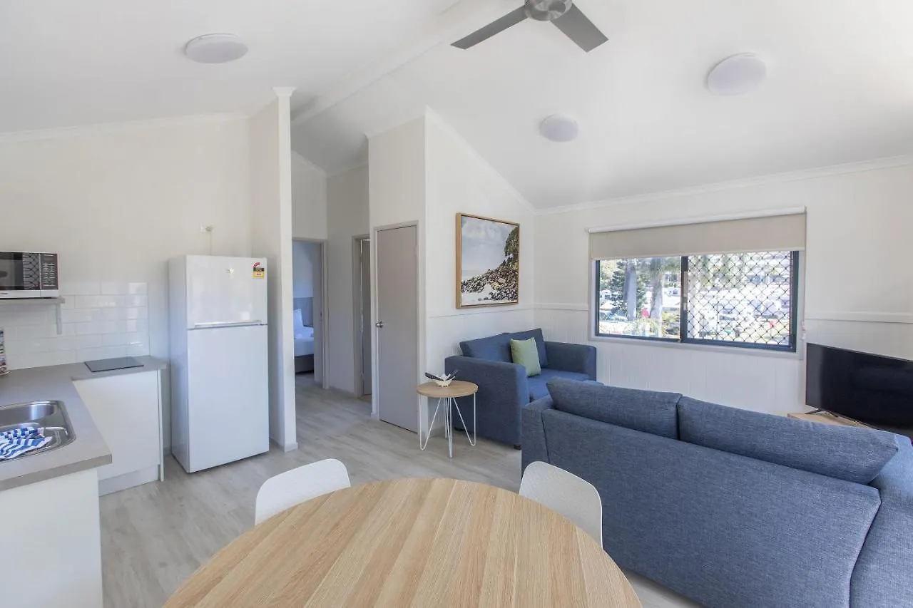 ** Camping Burleigh Beach Tourist Park Gold Coast Australië